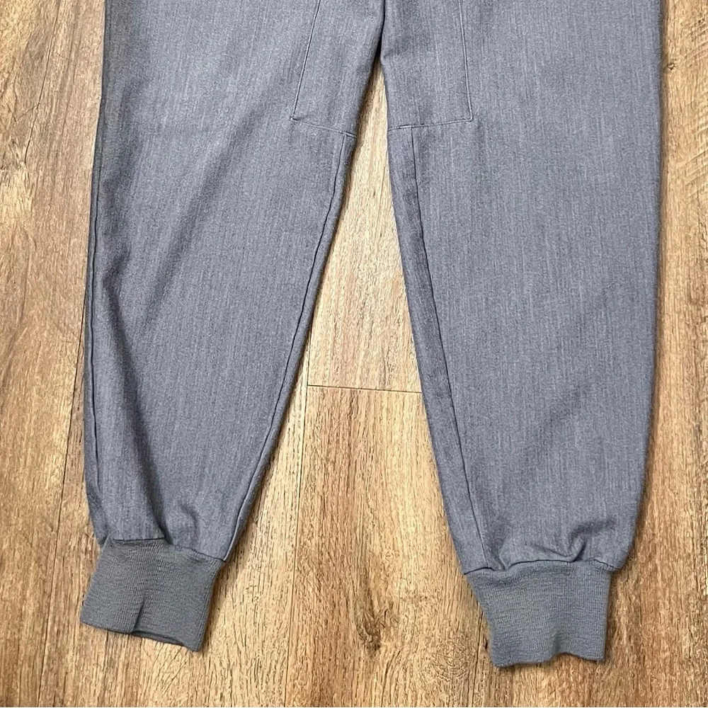 Figs Tansen Jogger Scrub‎ Pants Men's Gray Green Drawstring Size Small